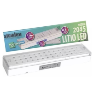 EMERGENCIA ATOMLUX 2045 LED 42LEDS GEL BATERIA LITIO