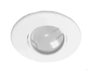 SPOT EMBUTIR PVC REDONDO DICROICO GU10