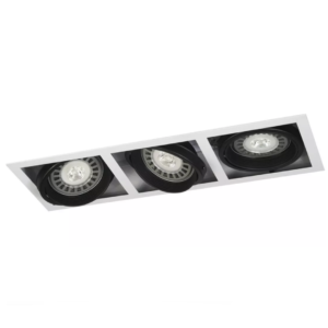 EMBUTIDO AR111 BOX 3 LUCES GU10