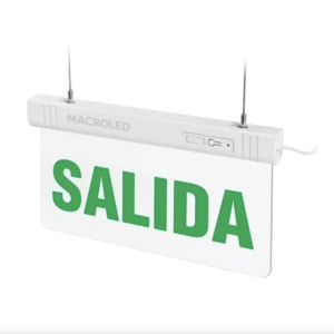 CARTELERIA SALIDA EMERGENCIA MACROLED