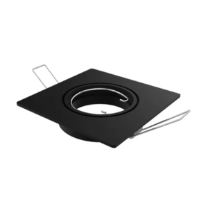 SPOT EMBUTIR ALUMINIO CUADRADO DICROICO GU10
