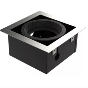 EMBUTIDO AR111 BOX 1 LUZ GU10 PLATIL